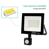LED Flood light IP66 Waterproof PIR Motion Sensor Floodlight Outdoor Wall-TI00889-Veeddydropshipping